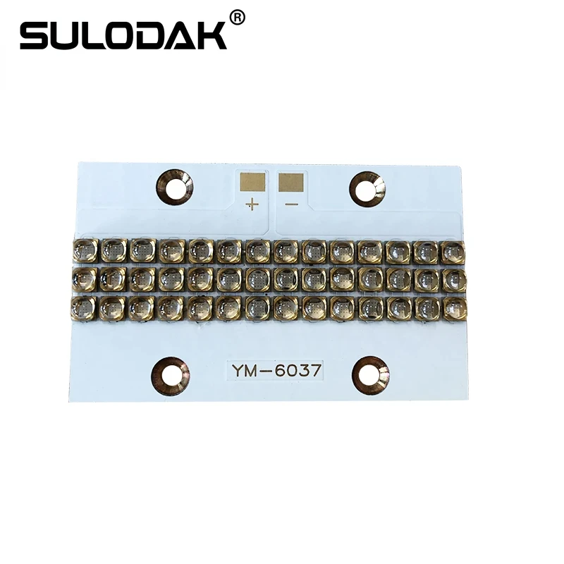 Uv Led Splicing Module Foruv Flatbed Printer Meubels Uv Vernis Bakken Droog Curing Uv Led Lamp 6565 Chip 60*37Mm