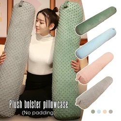 No Filling Long Pillow Case Bean Velvet Pillow Cover Cervical Roll Bed Headrest Side Sleeping Cylinder Pillowcase