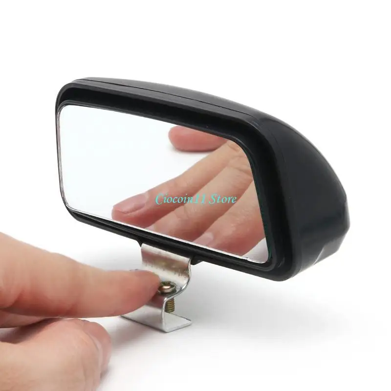 

Y1UB 1 Pc Car Truck Unversal Adjustable Wide Mirror Rear View Blind Spot 11x7cm