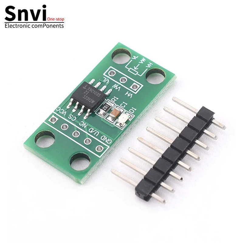 Snvi X9C103S/X9C503S/X9C104S Digital Potentiometer Board Module DC3V-5V For Arduino