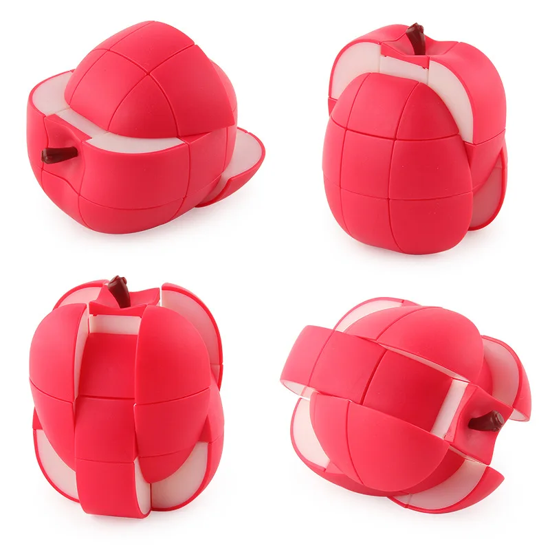 Simulated Fruits Strange Shape 2x2 Cube Speed Puzzle Magic Cube Fun Cubo Magico Toys Birthday Christmas Gifts Set for Children