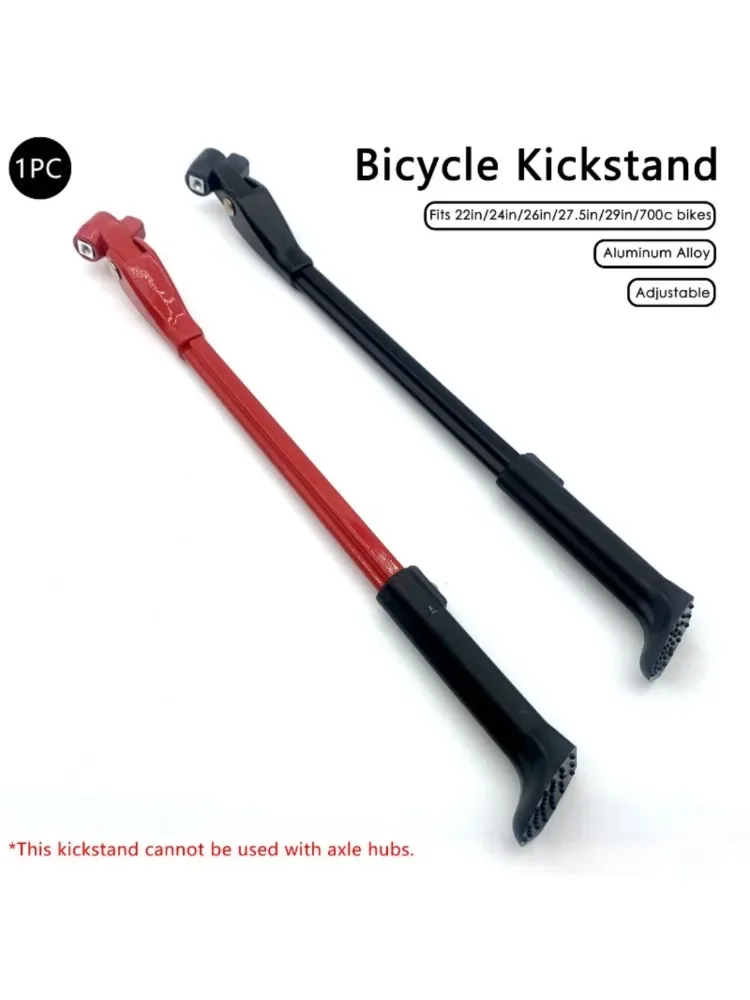 AliExpress NONE 1PC Mountain Bike Kickstand Quick Release Aluminum Alloy Bicycle Support Tripod Side Stand Outdoor Sport Bike Parts Foot Support
