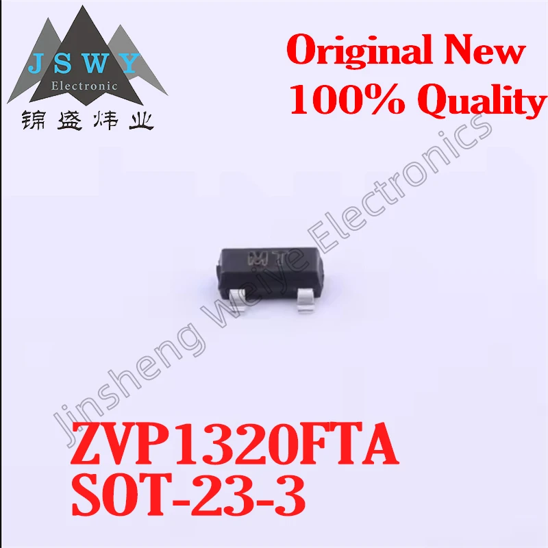 

(50/200 PCS) ZVP1320FTA ZVP1320 MT SOT-23-3 P-Channel MOSFET -200V -35mA New and Original Stock Fast Shipping Electronic Compone