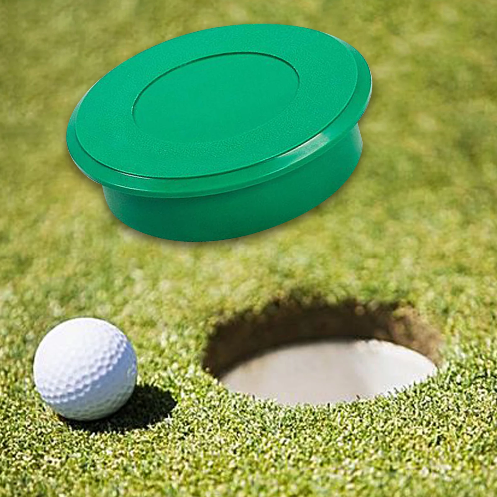 Golf Cup Cover Set Practice Training Aid Yard Golf Putting Putter Cup Flag Hole Cups for Golf Lover Backyard Outdoor Activities