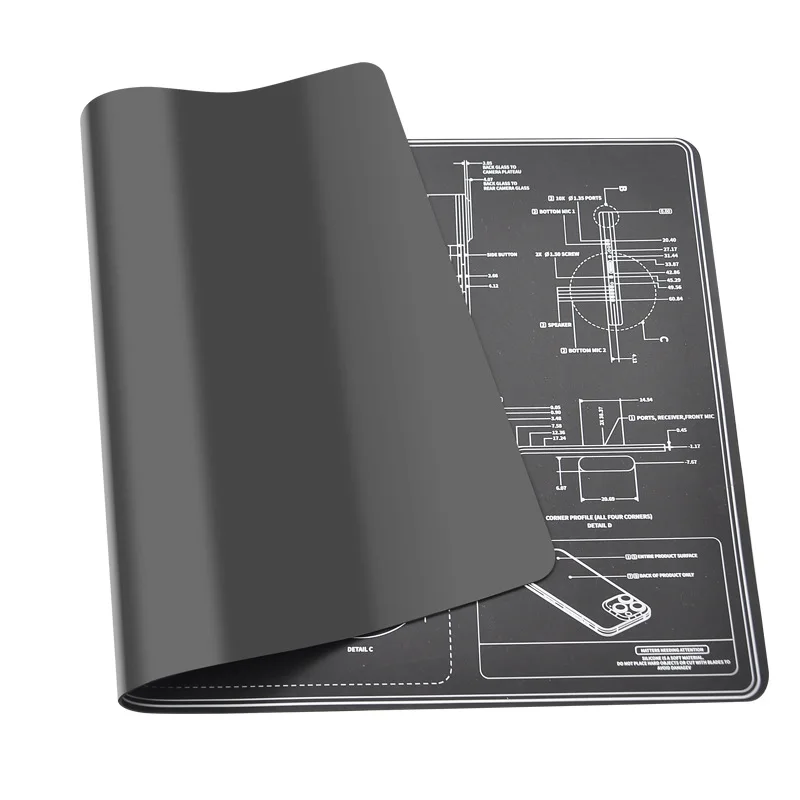 

TE-719 600*350MM Multifunctional Maintenance Insulation Work Pad Desk Platform for BGA Soldering Station Repair Pad