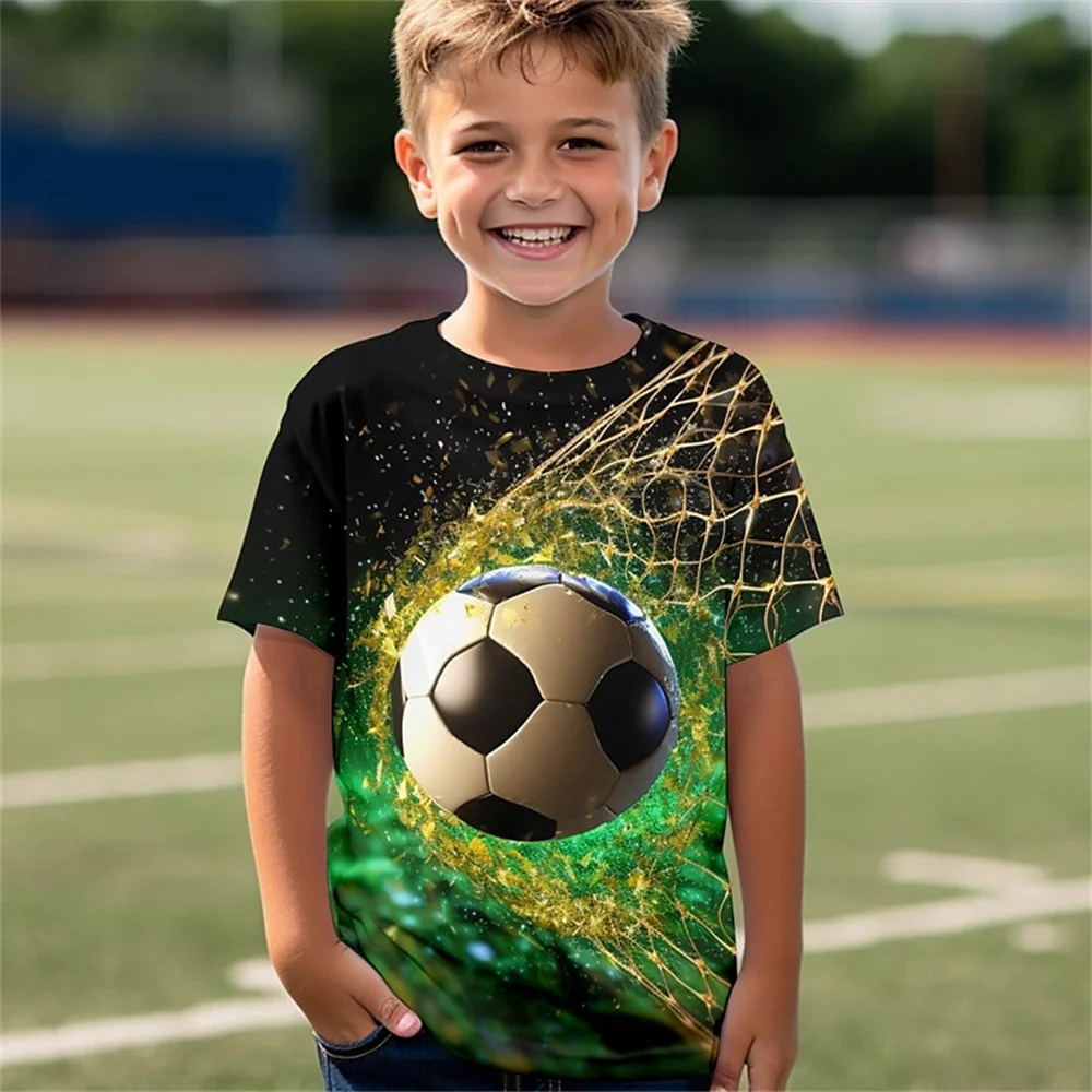 Camisetas informales para niños y niñas, divertidas camisetas con estampado 3d de dibujos animados, regalo de cumpleaños, ropa de verano para bebés, 2024