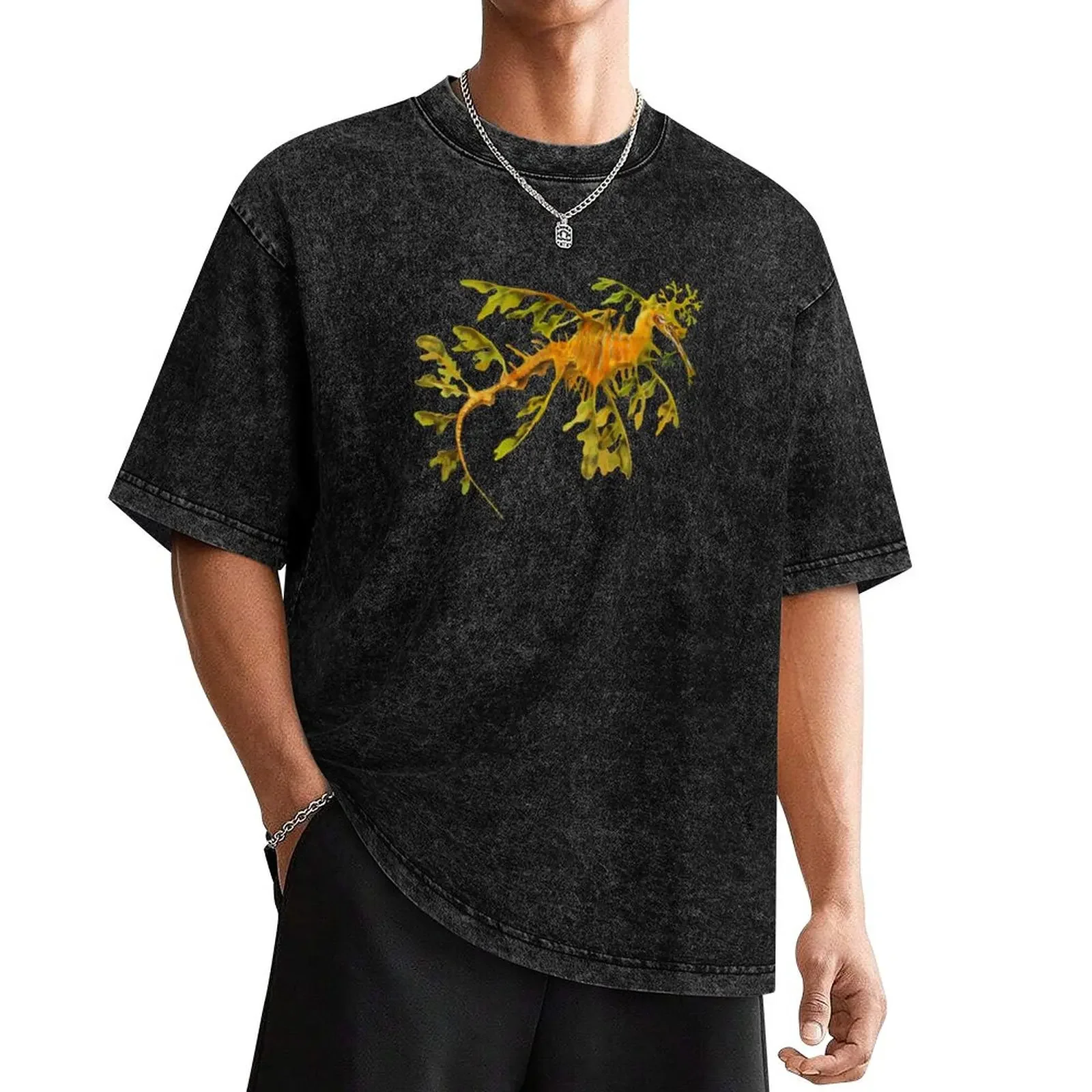 

Leafy Seadragon T-Shirt tees summer top Aesthetic clothing cotton t shirt men