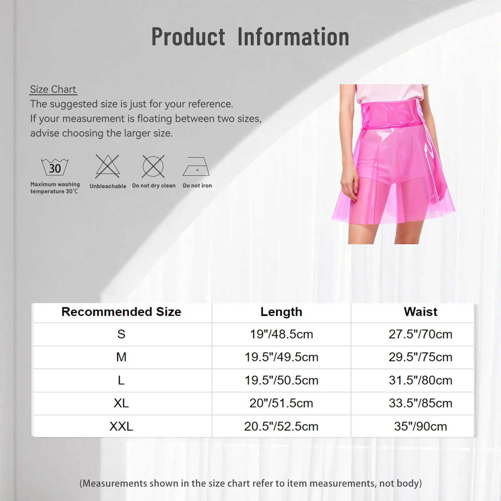 Women See Through Pvc Bodycon Skirt High Waist Press Buttons Pencil Midi Cover Up Skirt for Clubwear Pole Dancing Prom Pants - view 4