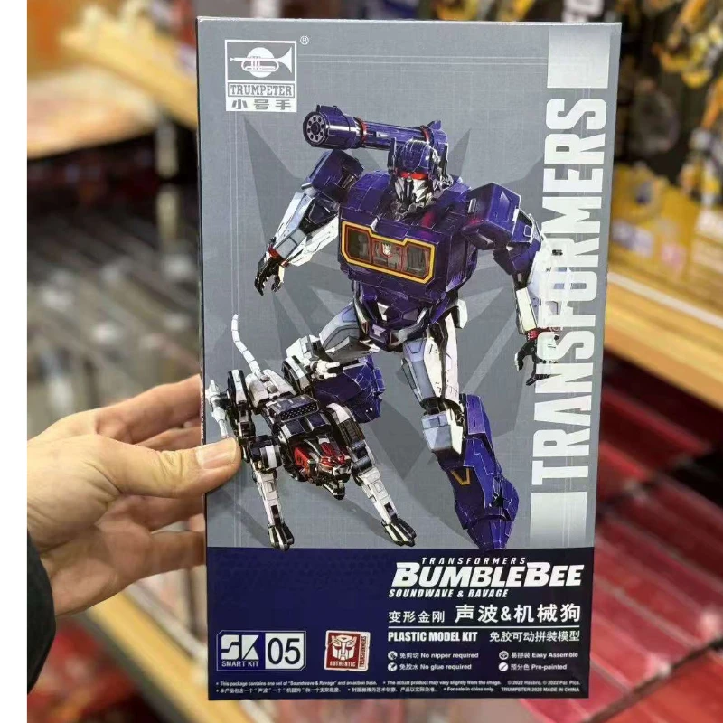 Transformador TF-6 Soundwave Ravage Original en stock, modelo de ensamblaje, serie de estudio, modelo ensamblado móvil, coleccionismo de pasatiempos