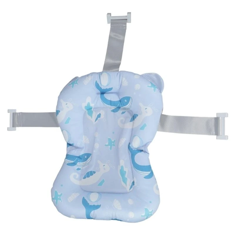 

R6FD Soft Baby Bath Cushion Newborns Shower Mat Pad for New Parents Convenient Use