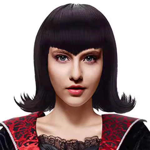 Afro wig Vampire Mavis Dracula Cosplay Wig Anime Role Play Hair Wigs for Party Costume Halloween