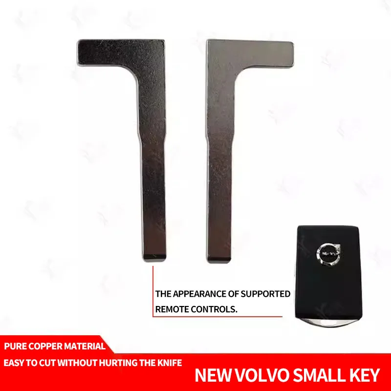 for New Volvo smart card key Volvo XC90 XC60 remote control emergency mechanical key