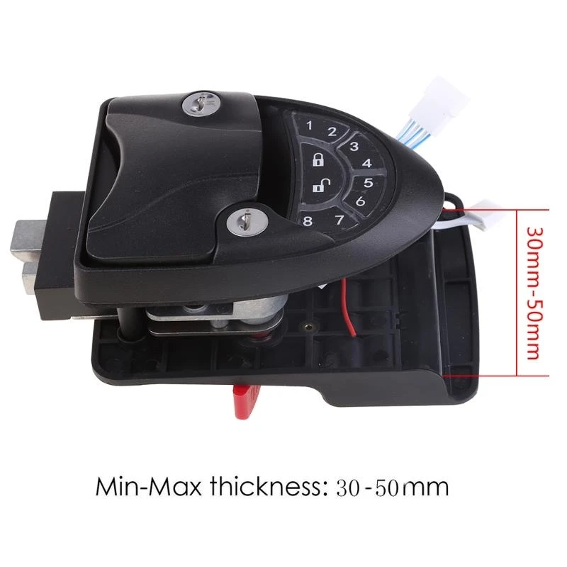 2025 مقطورة جديدة بدون مفتاح RV قفل القافلة القافلة قفل القافلة بدون مفتاح ل L LO #4