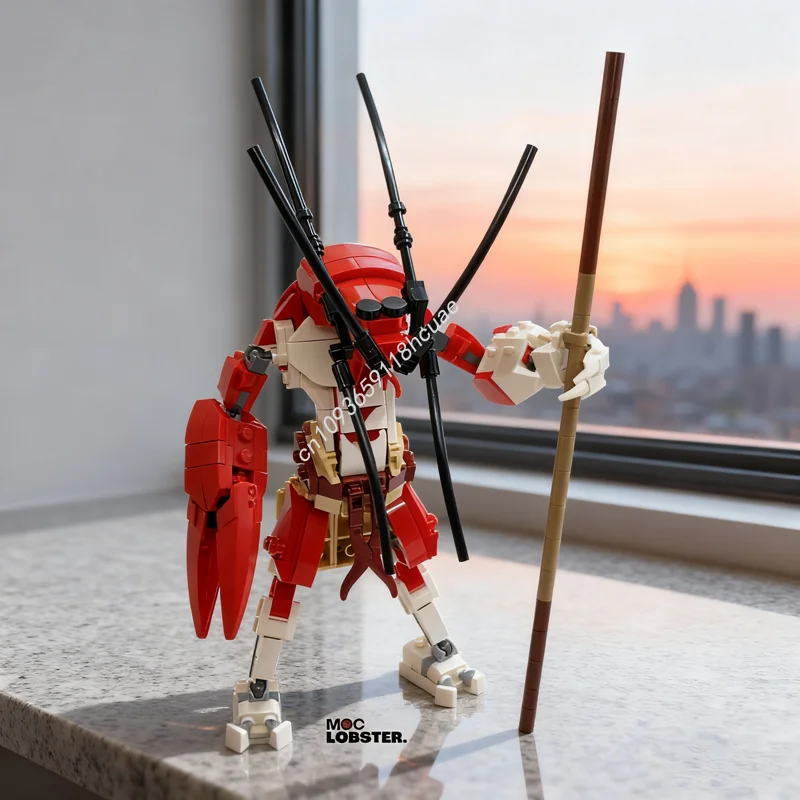 

314 шт. MOC коготь Fu Master модель строительные блоки строительство Рождественский подарок сборка DIY творческая идея кирпич детская игрушка на день рождения