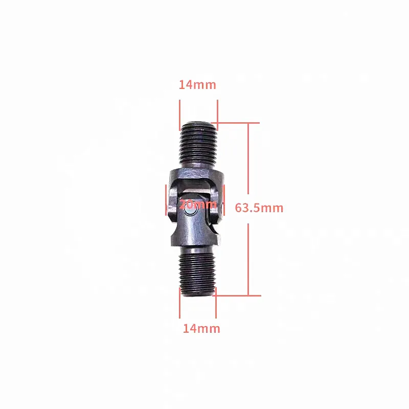 Komatsu universal joint excavator handle universal universal cross joint double thread coupling accessories