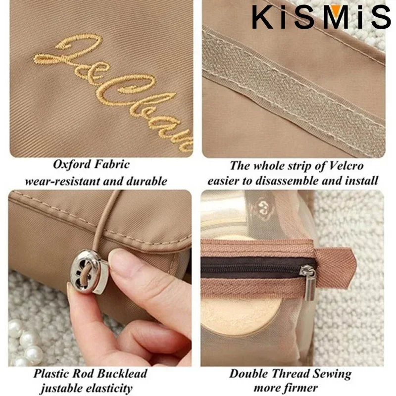 Multifunctionele draagbare waterdichte opvouwbare make-uptas Reisopslag Organisator Toilettas Wassen Badkit Zakken