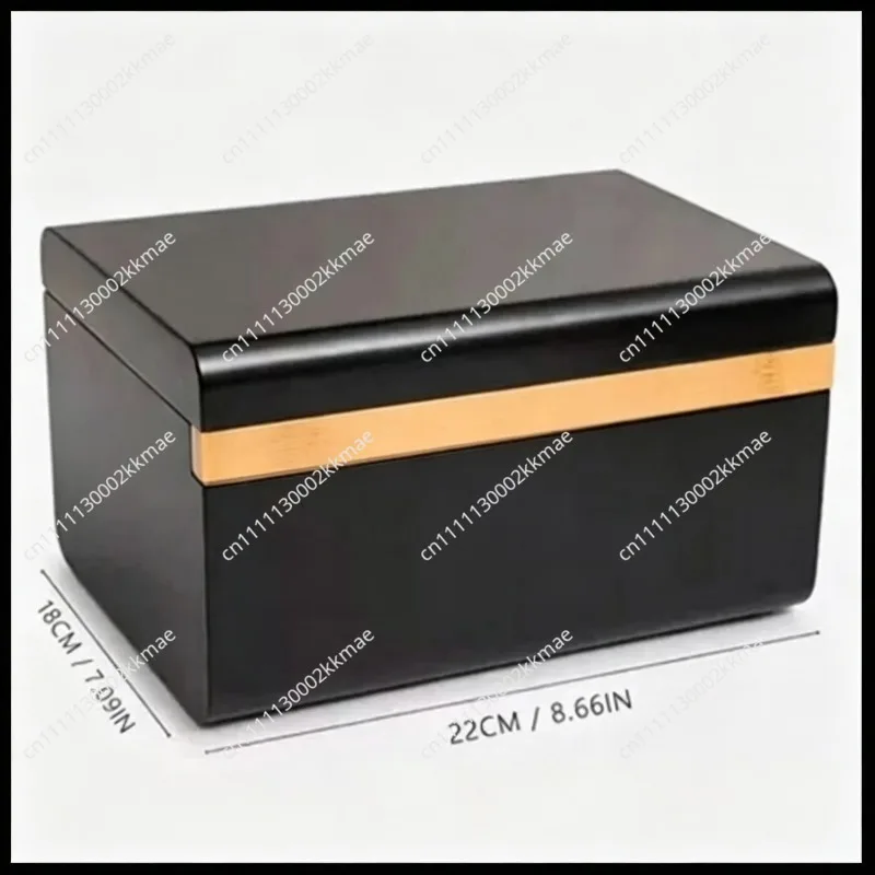 Wooden Stash Box Rolling Tray Bamboo Storage Container Lock with Glass Jars Gift Box Set Password Box