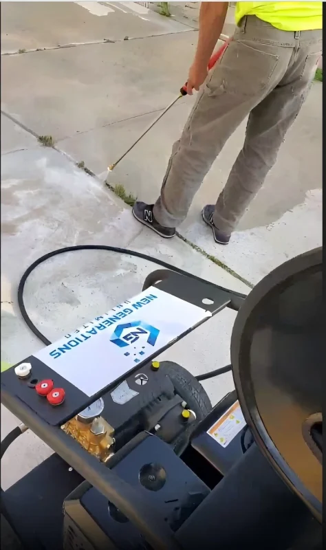 500 Bar High Pressure Surface Washing Equipment With Complete Hose & Jet Gun Set For Commercial Cleaning
