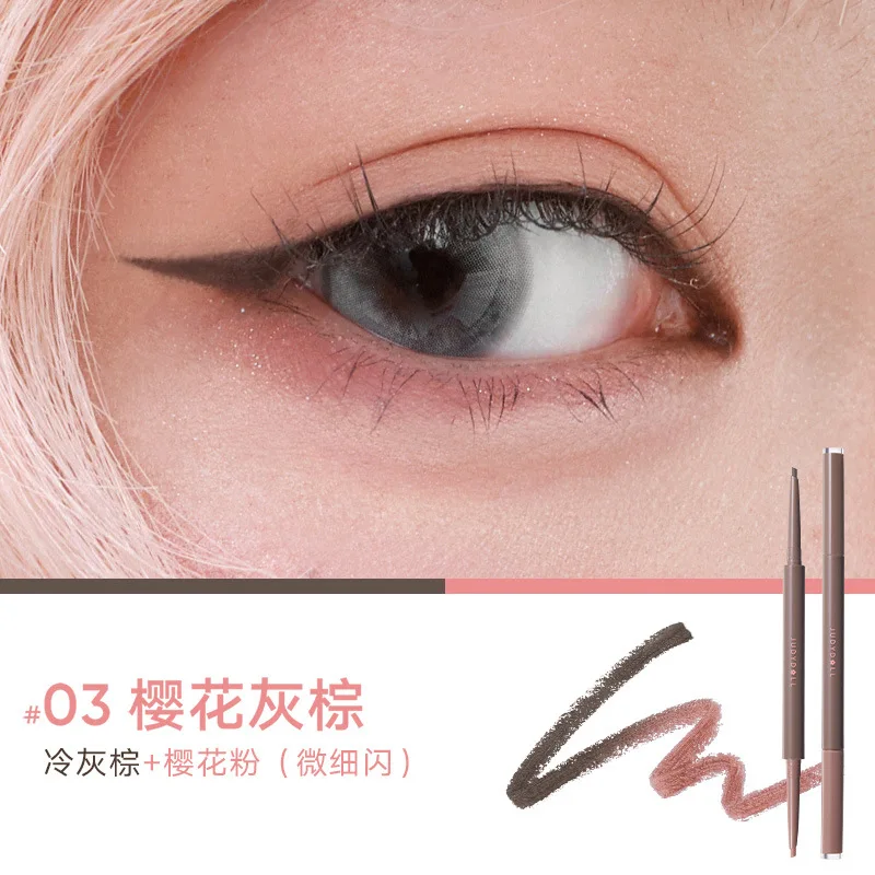 Judydoll Dual-Color Eyeliner Pencil provides precise, smooth, and smudge-proof application, including the under-eye highlighter.