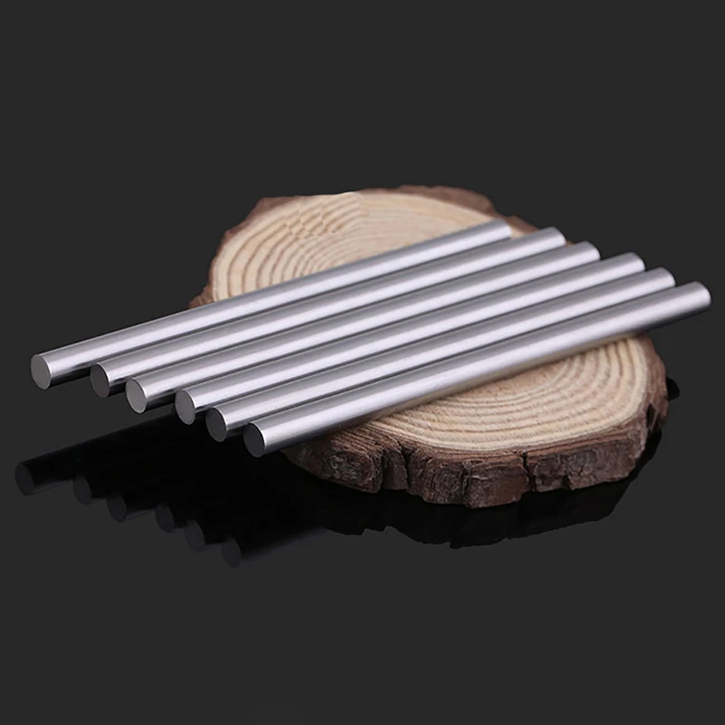 2pcs Diameter 0.8mm-3.9mm Length 100mm HSS White Steel Solid Round Rod Precision CNC Cutting Turning Lathe Tool Bar Hardened