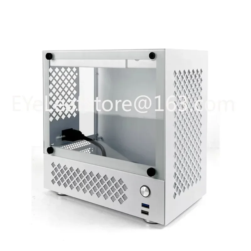 forCompact Small and Medium Motherboard Source Direct Plug Graphics Card Desktop Side Transparent Mini Small Chassis