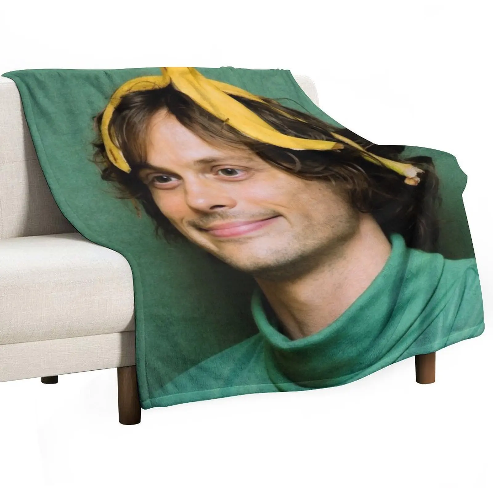 Mathew Gray Gubler Throw Blanket Sofa Quilt Weighted Soft Plush Plaid Camping Blankets