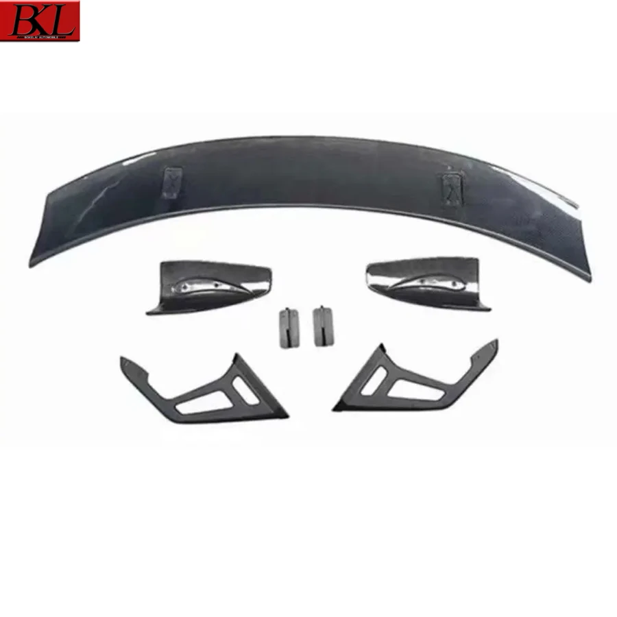 For BMW 3 Series G20 G28 F30 F35 Carbon Fiber Tail fins Rear Trunk Spoiler Guide Wing Rear Wing Car Trunk Diverter body kit