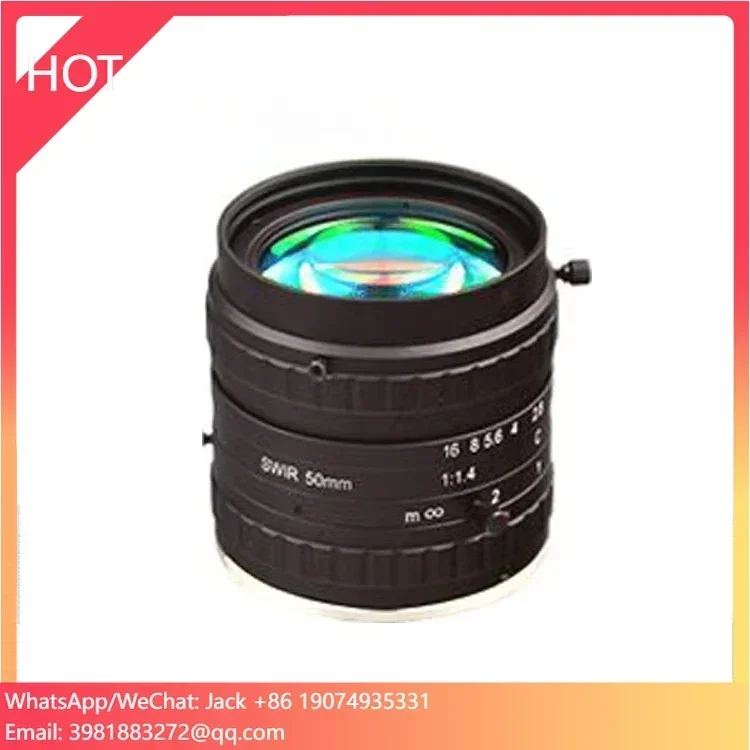 

1inch Image Format Manual Iris 50mm Focal Length 50 mm C Mount Short Wavelength Infrared IR Industrial Vision Swir Cctv Lens