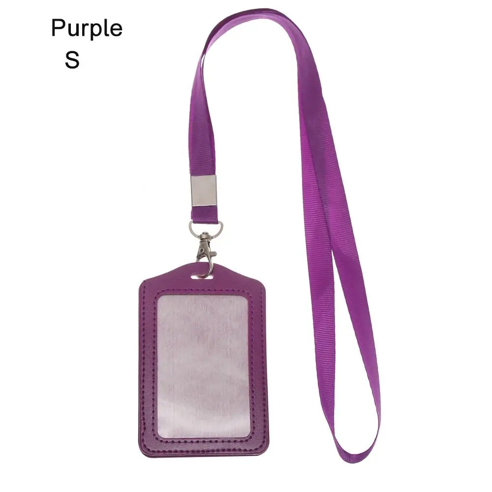 Multi colored Badge Case Office Supplies Name Card Holders Card Sleeve Bus ID Holders Protective Shell