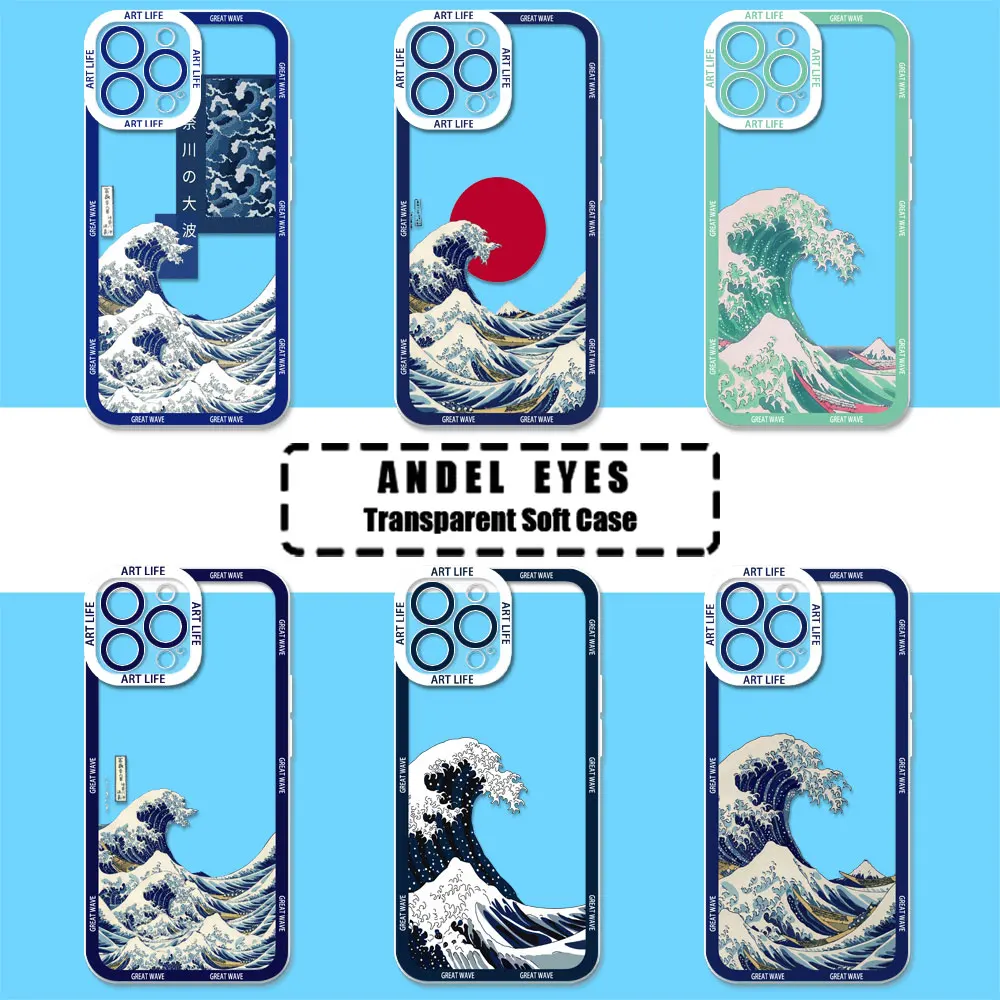 Japan The Great Wave Of Kanagawa Art Case For Samsung Galaxy A55 A54 A53 A52 A52S A72 A71 A35 A34 A32 A31 A25 A24 A23 A22 Cover