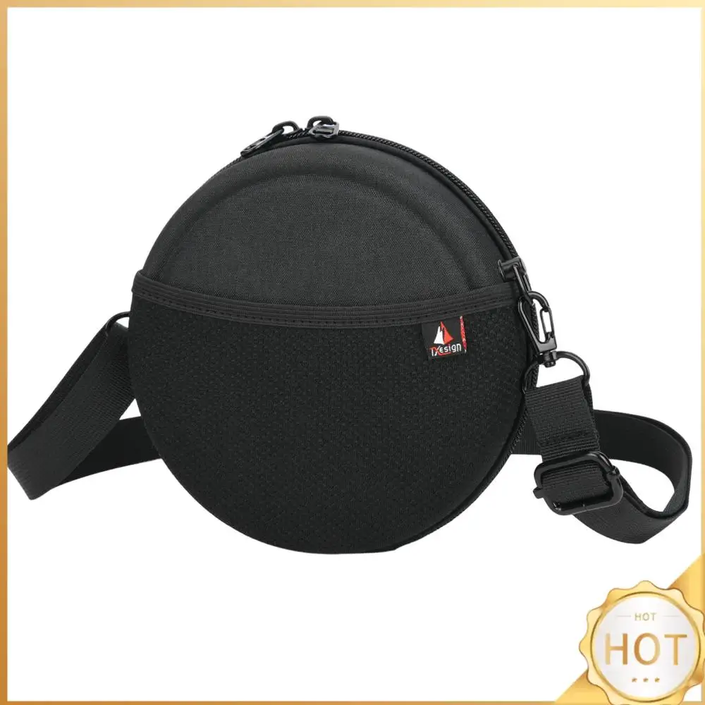 

Portable CD Player Bag for 6 Inch CD Player Cable Accessories Travel Storage Case with Adjustable Strap with Net