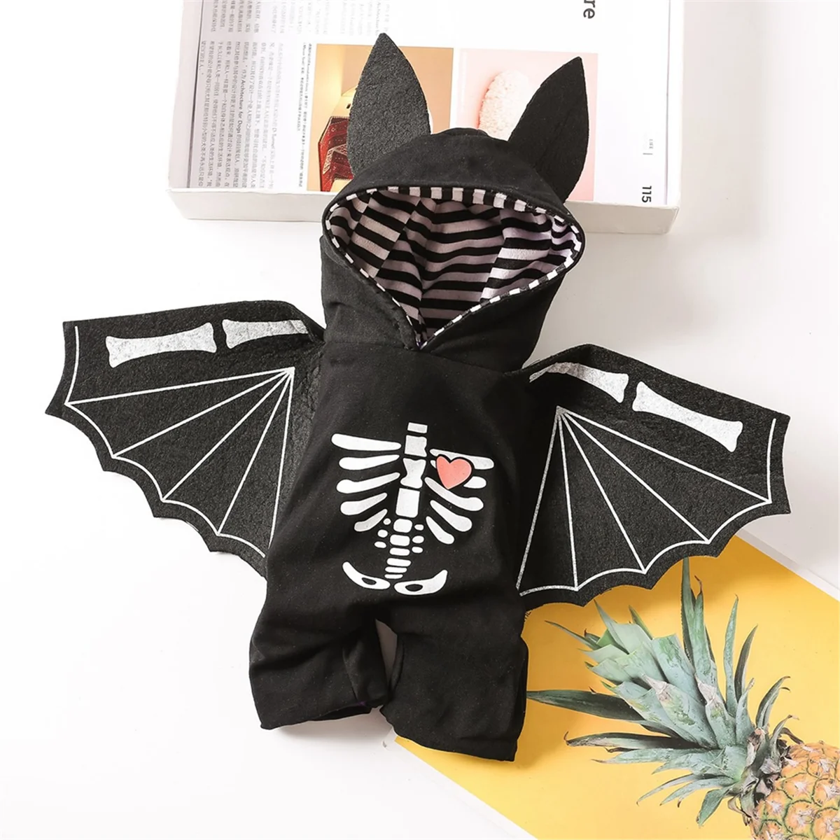 Dog Bat Clothing Halloween Pet Costumes Bat for Small Medium Large Dogs XLJAS