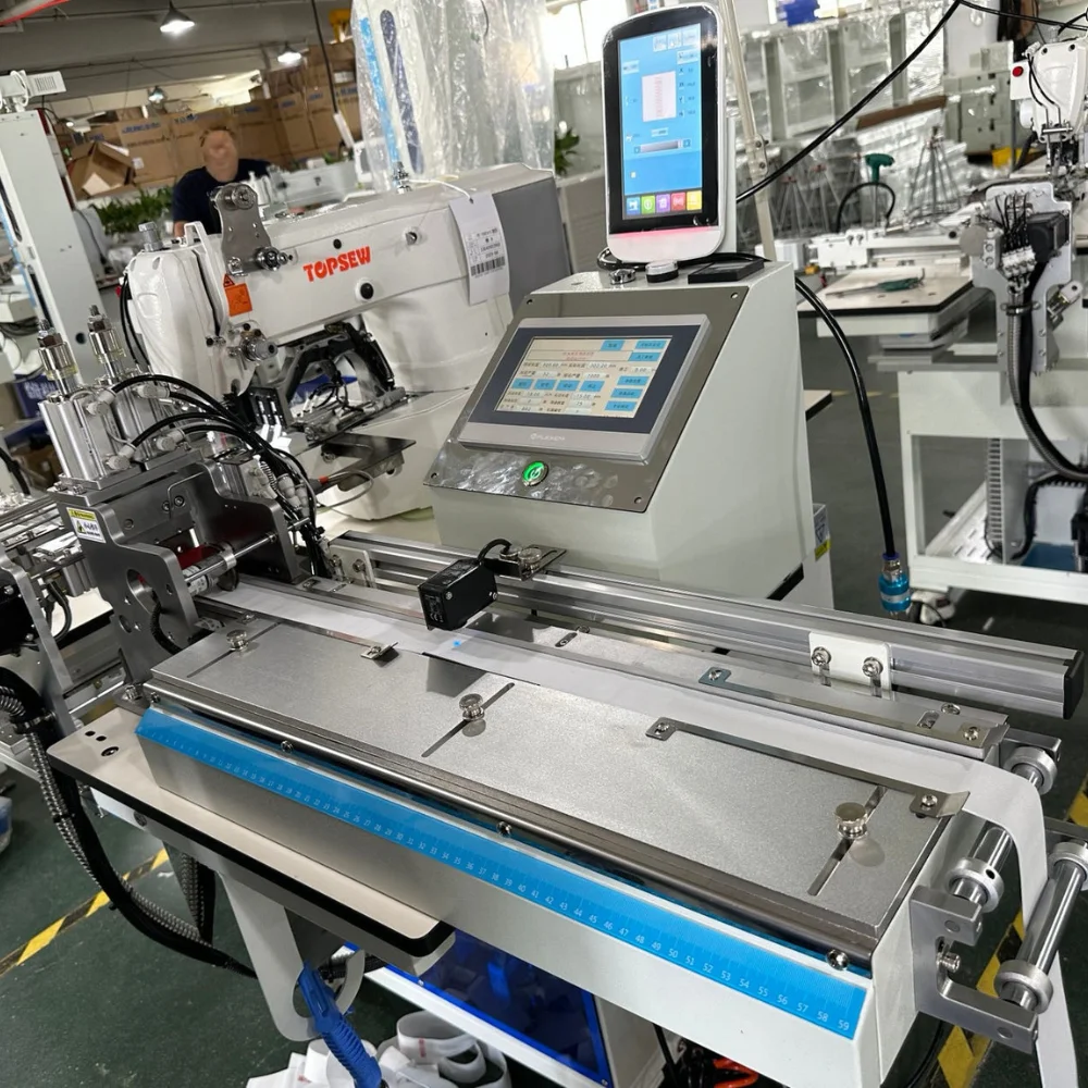 ATV&UTVOnline Wholesale TS-166 Flat-Bed Robot New Condition High-Speed Manual Ultrasonic Cutting Elastic Band Joint Machine Lock