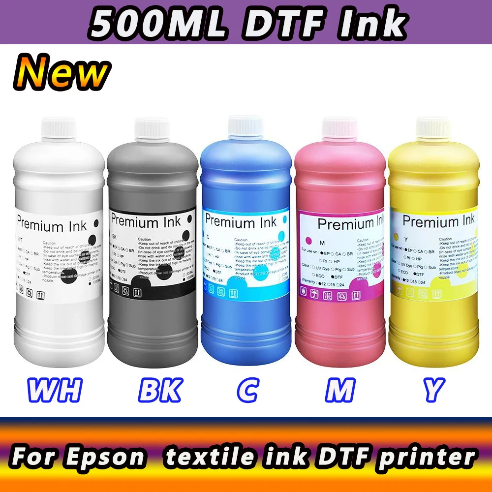 

500ML DTF INK For Direct Printer Film Heat Transfer For PET Film Hot Melt Powder Transfer Film