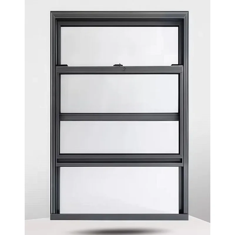 

Customization Modern Design American Style Residence Double-layer Windproof Glass Suspended Type Double-hung Window Vertical Sl