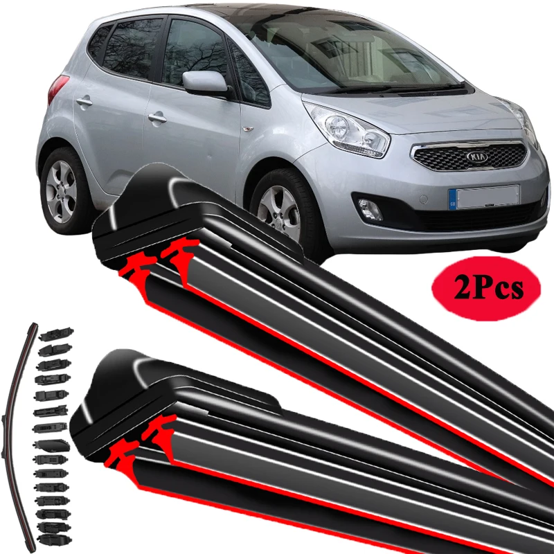 

For KIA Venga YN Hatchback 2009-2024 Car Windshield Wiper Blade Front Windscreen Brushes Washer Accessories Cleaning Replacement