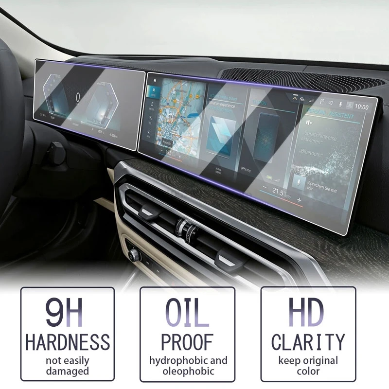 Tempered Glass For BMW 3 Series M3 Competition M340i 330e 330i 2022 2023 2024 2025 car infotainment navigation screen Protector