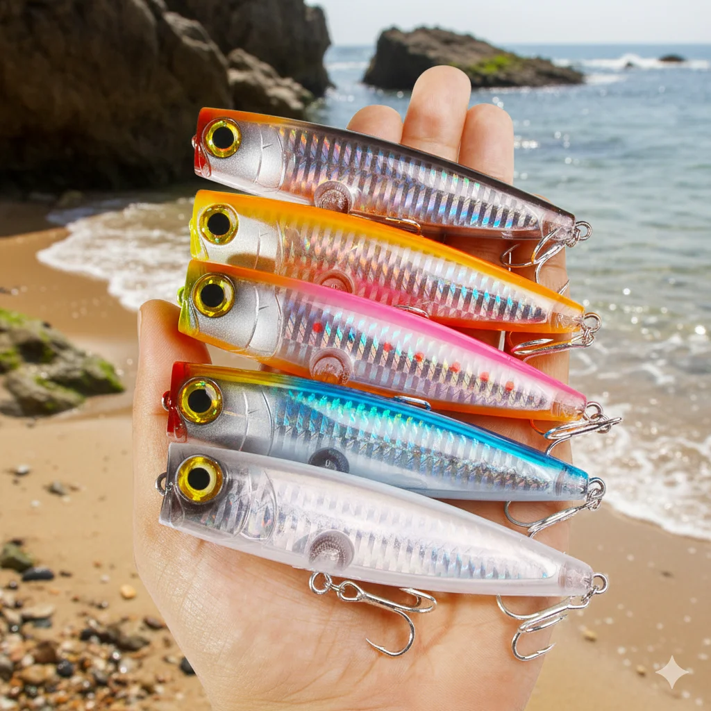 11 cm 23g Popper Angeln Locken Topwater Popper Köder Pesca Schwimmende Künstliche Köder Bass Hecht Karpfen Wobbler Angeln waren