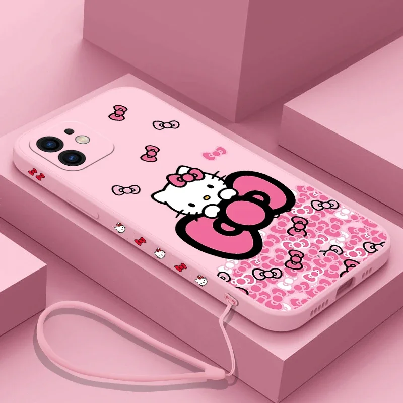 Hello kitty Silicone Case For Samsung A81 A53 A50 A12 A22S A52 A52S A51 A72 A71 A32 A22 A20 A30 A21S A12 A02S A11 4G 5G