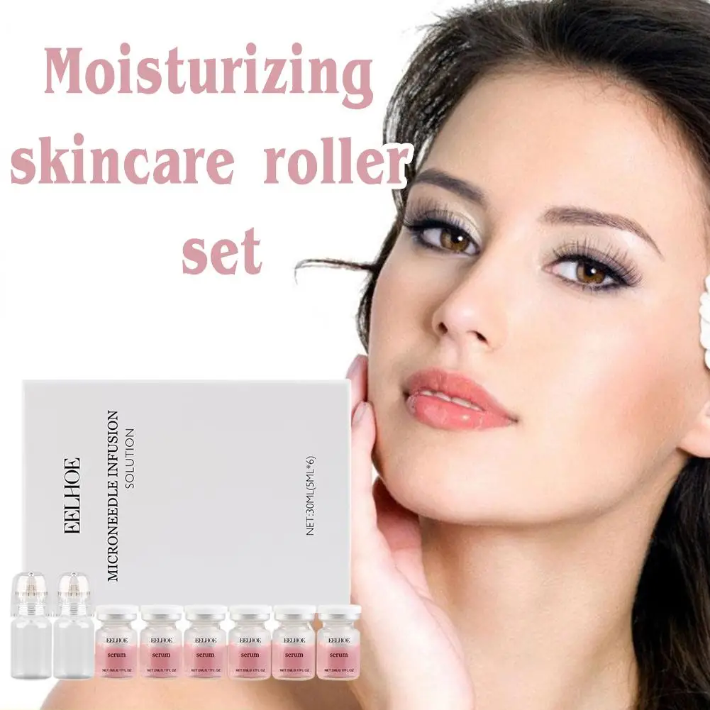 Moisturizing Skin Care Roller Set Moisturizing Firming Skin Reducing Wrinkles Daily Care Essence Liquid  Moisturizing Skincare