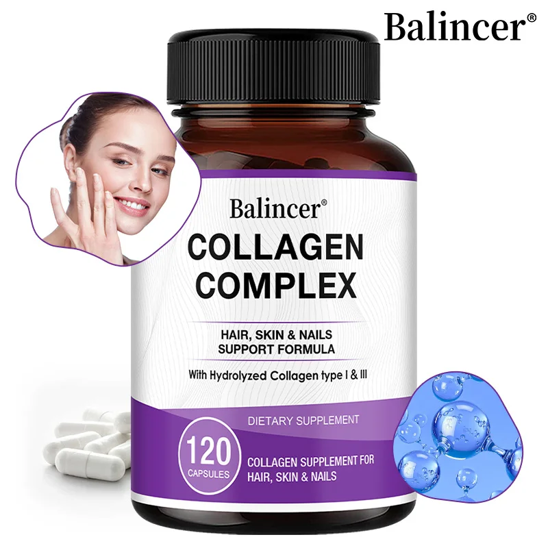 Suplemento de colágeno hidrolizado, antioxidante, apoya la salud antienvejecimiento y las articulaciones, mantiene la piel, el cabello liso, las uñas fuertes