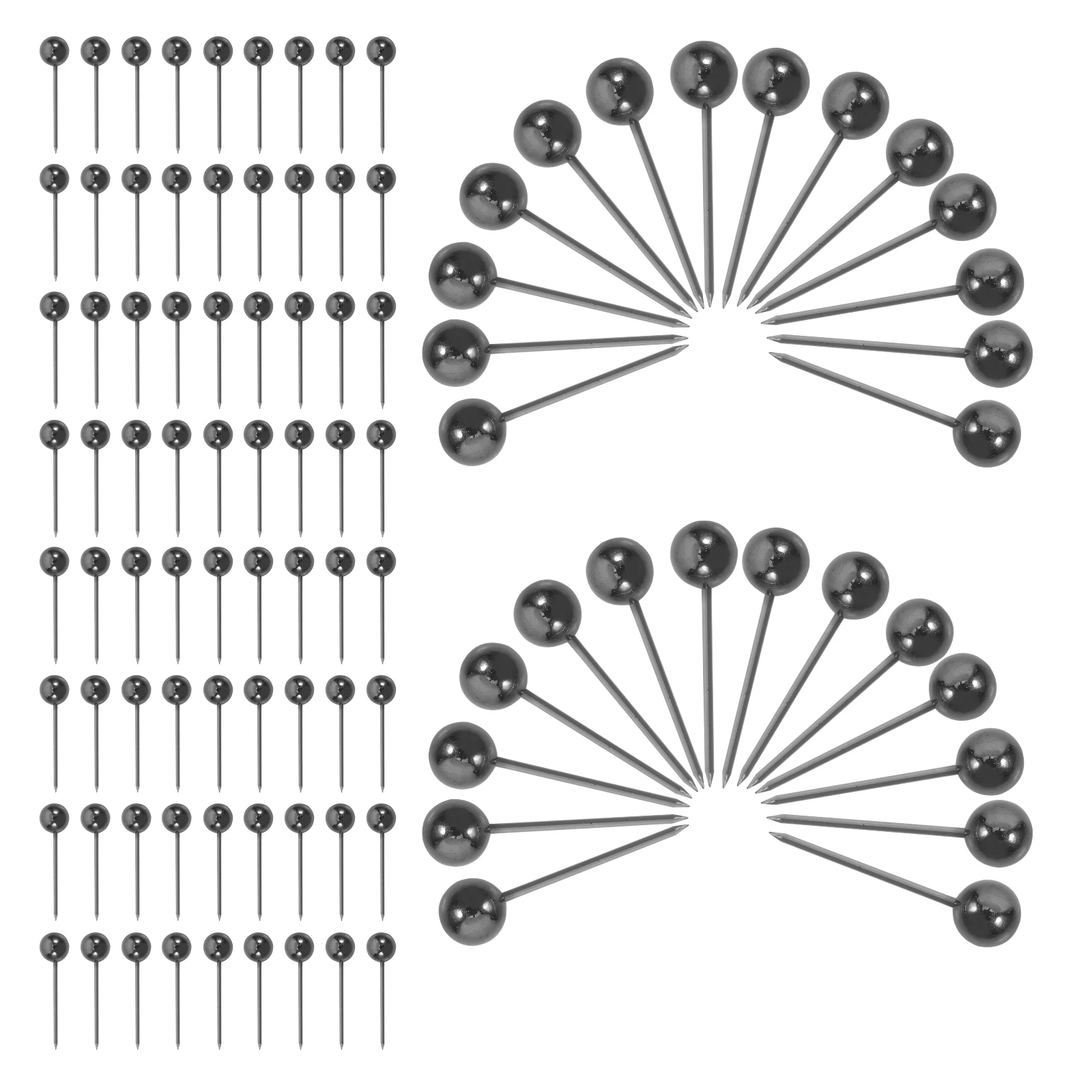 

200 Pcs Push Map Tacks Decorative Pins for Cork Board Heavy Duty Stainless Steel Pins Cute Pushpins Photos Calendars Walls