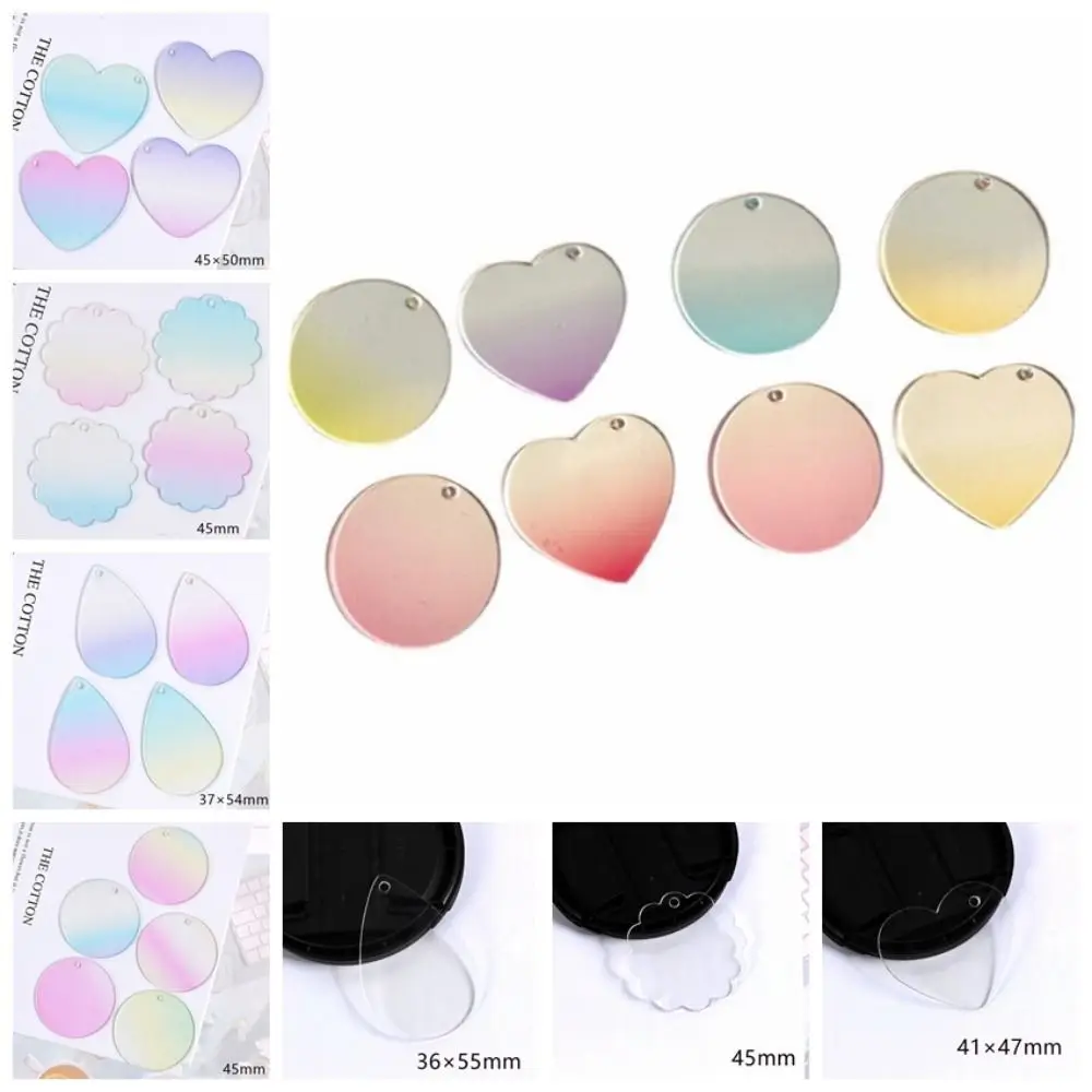 

Acrylic Disc DIY Keychain Making Kit Goo Card Cloud DIY Goo Plate Water Droplets DIY Acrylic Disc Goo Plate Toy for Children