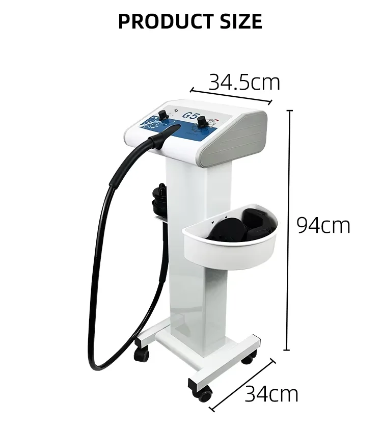Masaż wibracyjny G5 G8, najlepszy masażer mięśni z 5 głowicami, antycellulitowy, wyszczuplający, modelujący sylwetkę, wspomagający odchudzanie, do użytku domowego i salonowego.