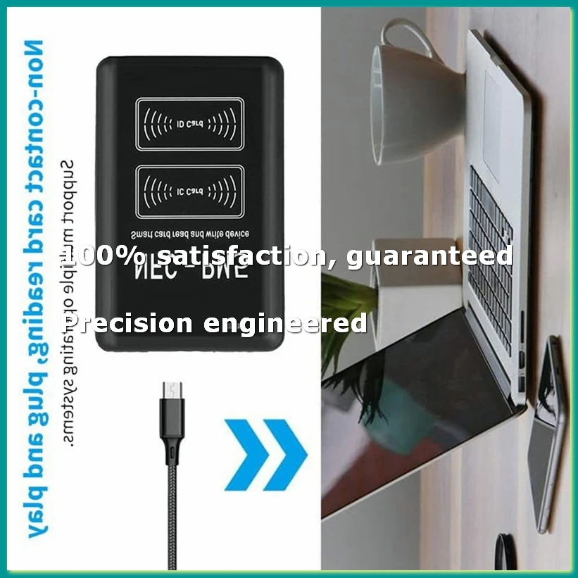 IC/ID Reader Writer NFC Encryption Decoding Duplicator 125KHz 13.56MHz Frequency Copier RFID Card Reader-A86Z