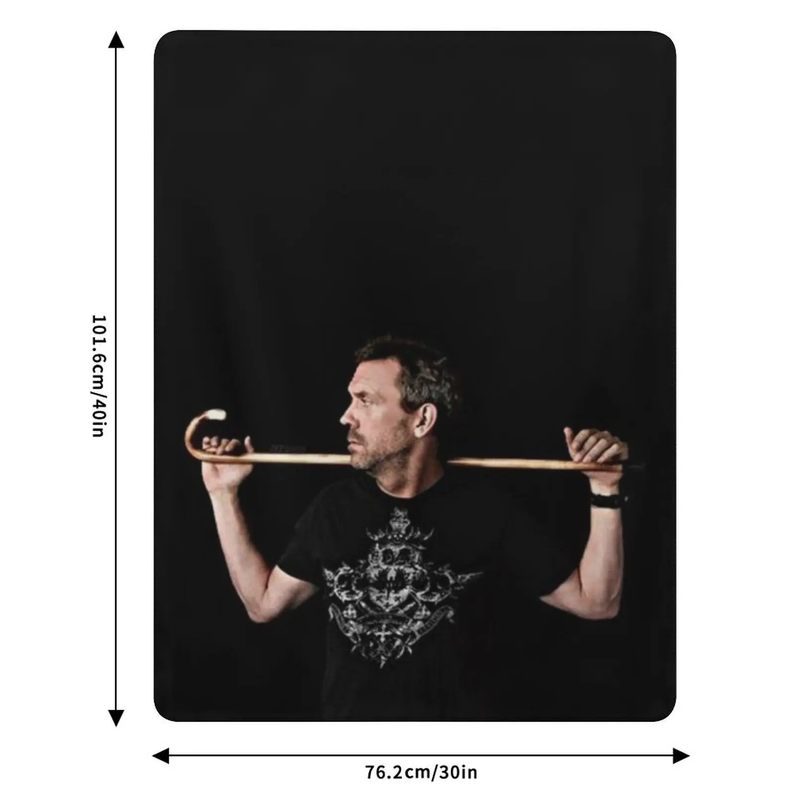 دكتور جريجوري هاوس يذهب بطانية رمي العلامة التجارية الفاخرة منقوشة سرير منقوشة البطانيات #6