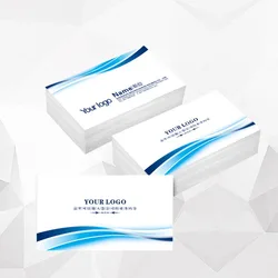 Business Cards with Custom Logo, Personalized Matte Waterproof, Rounded Corners, Name Card Printing, Thank You Cards, 100PCs