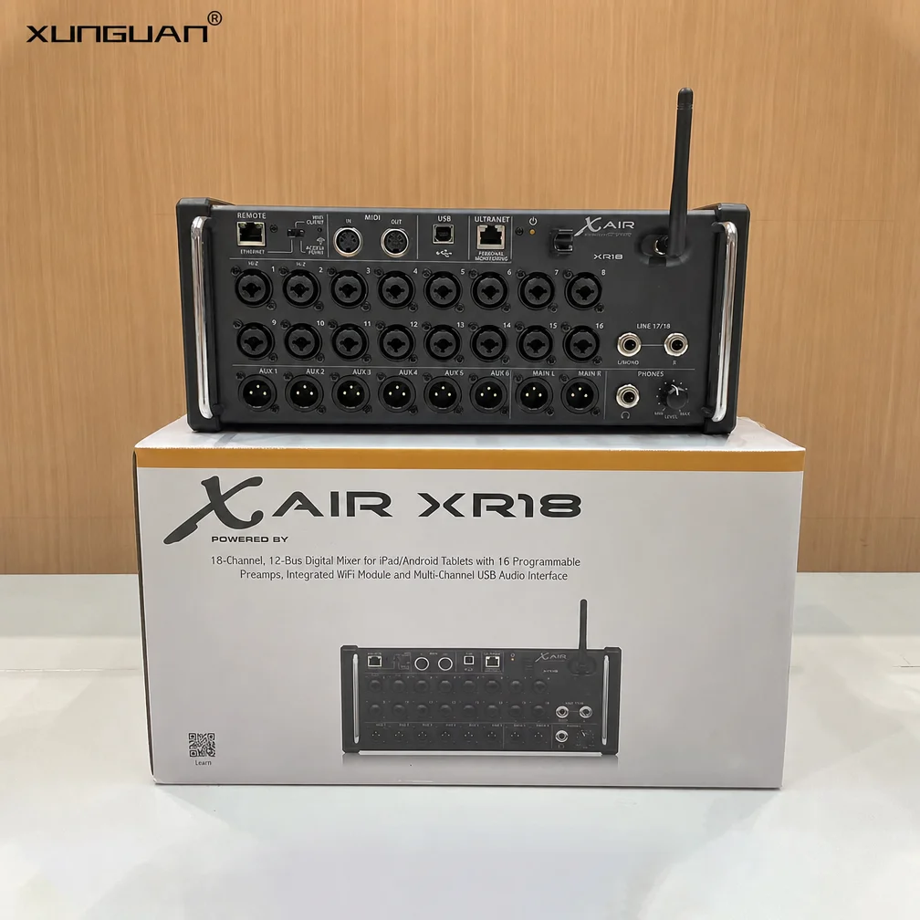XR12/XR18 With A Fan 18 Channel Digital Audio Mixer Xair18 Sound Controller Integrated WiFi Module/USB Stereo Recorder