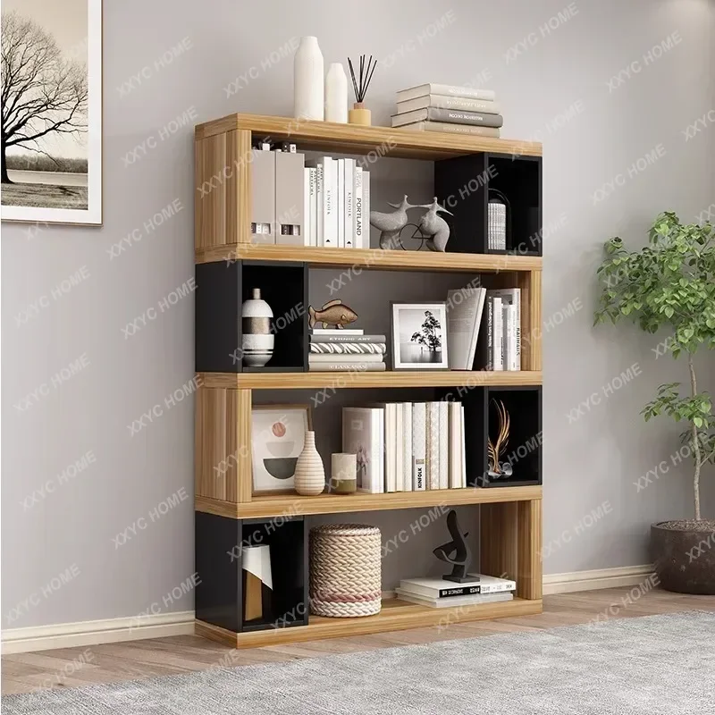Bedroom Bookcases Cabinets Shelfs Closet Nordic Mainstays Modern Library Bookshelf Rack
