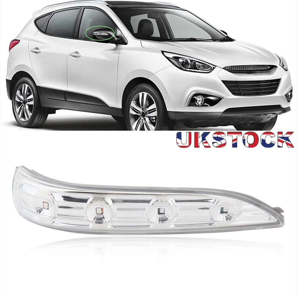 1 szt. Lewy/Prawy Kierunkowskaz w Lusterku Bocznym do Hyundai IX35 Tucson ELH LM2009-2015, Odporny na Zużycie Akcesoria Samochodowe ﻿